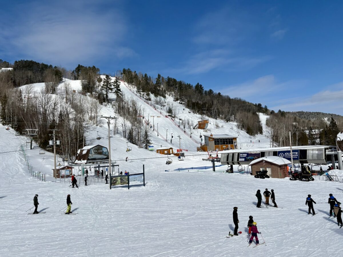 Ski slopes at Station touristique Val Saint-Côme