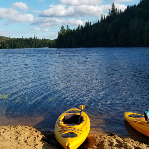 Kayaking on the L'Assomption River