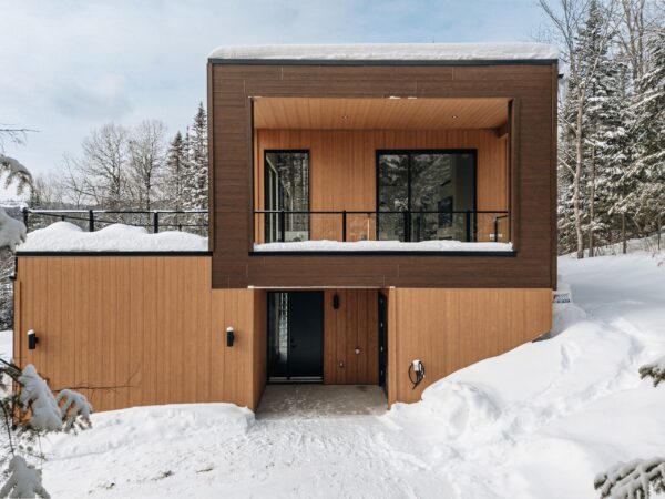 Contemporary chalet architecture