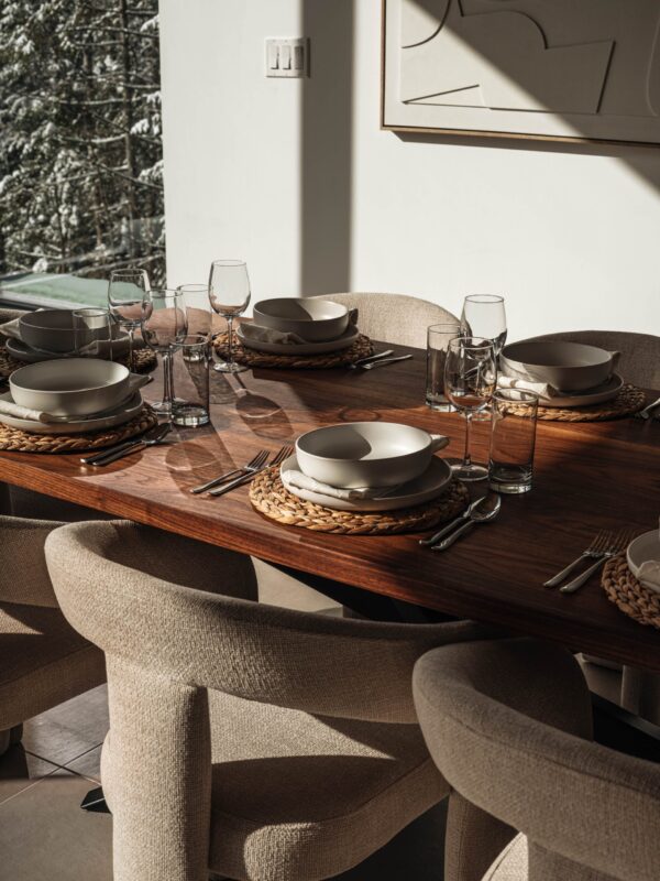 Table set for dinner